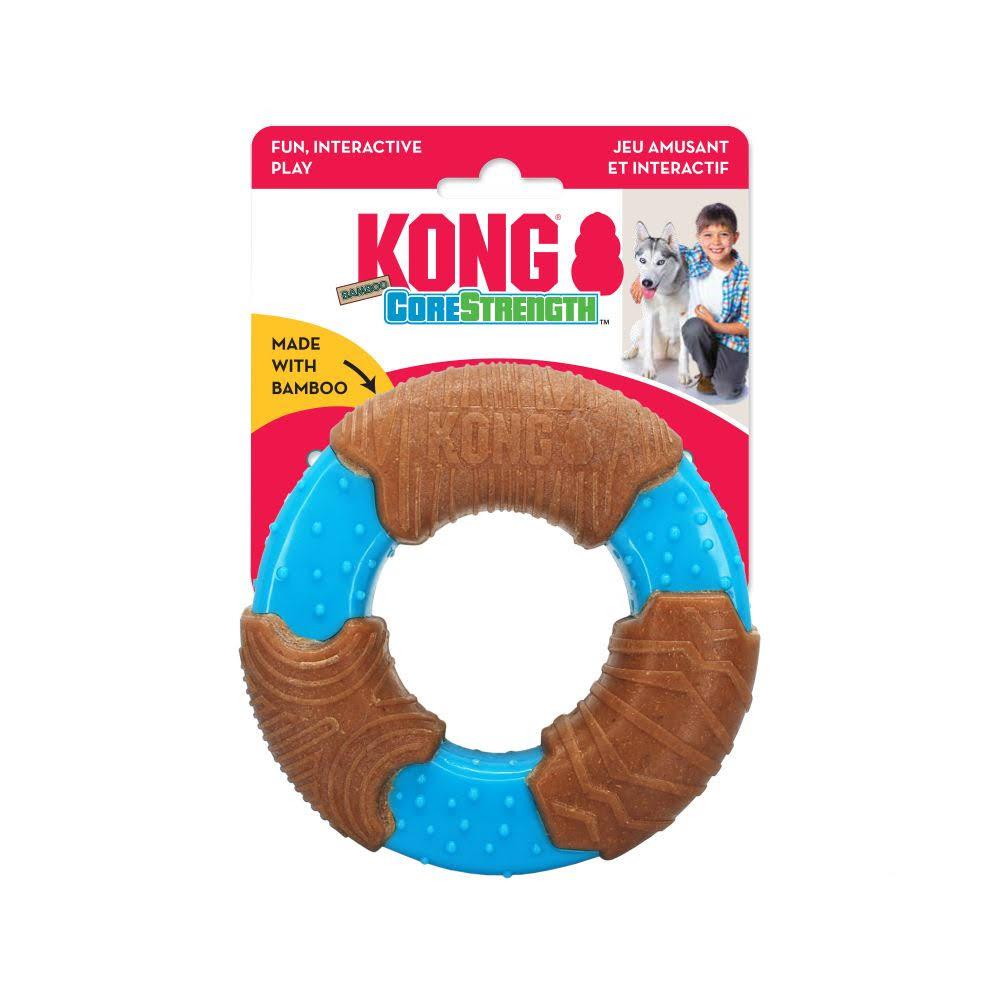 Kong CoreStrength Bamboo Ring Dog Toy - Small