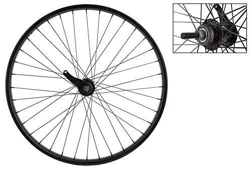 WheelMaster Rear Bicycle Wheel, 26x1.75 STL BK 36 KT CB 110mm 14gBK