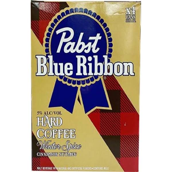 Pabst Blue Ribbon Hard Coffee Winter Spice 11oz Cans