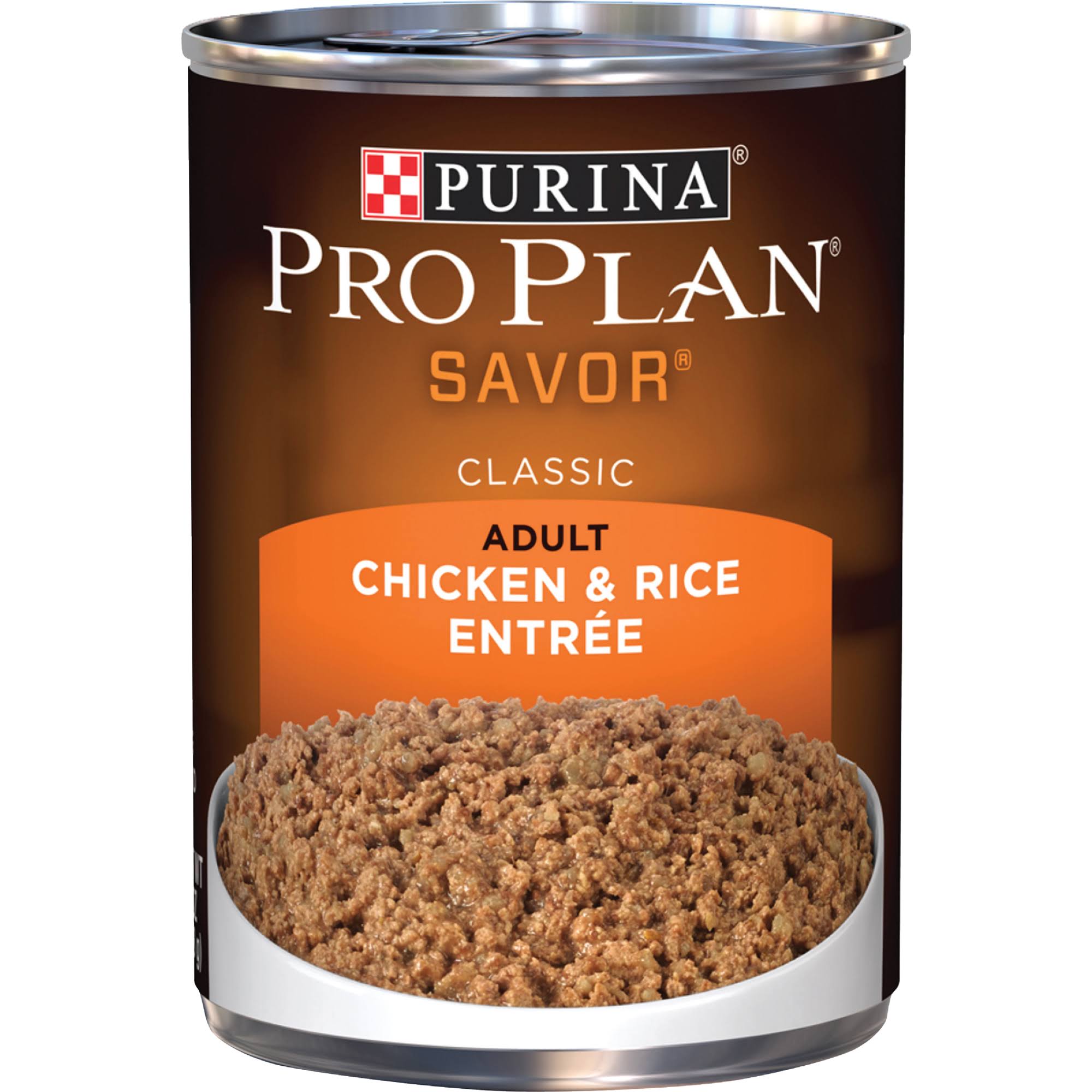 Purina Pro Plan Dog Food - Adult, Chicken and Rice, 13oz