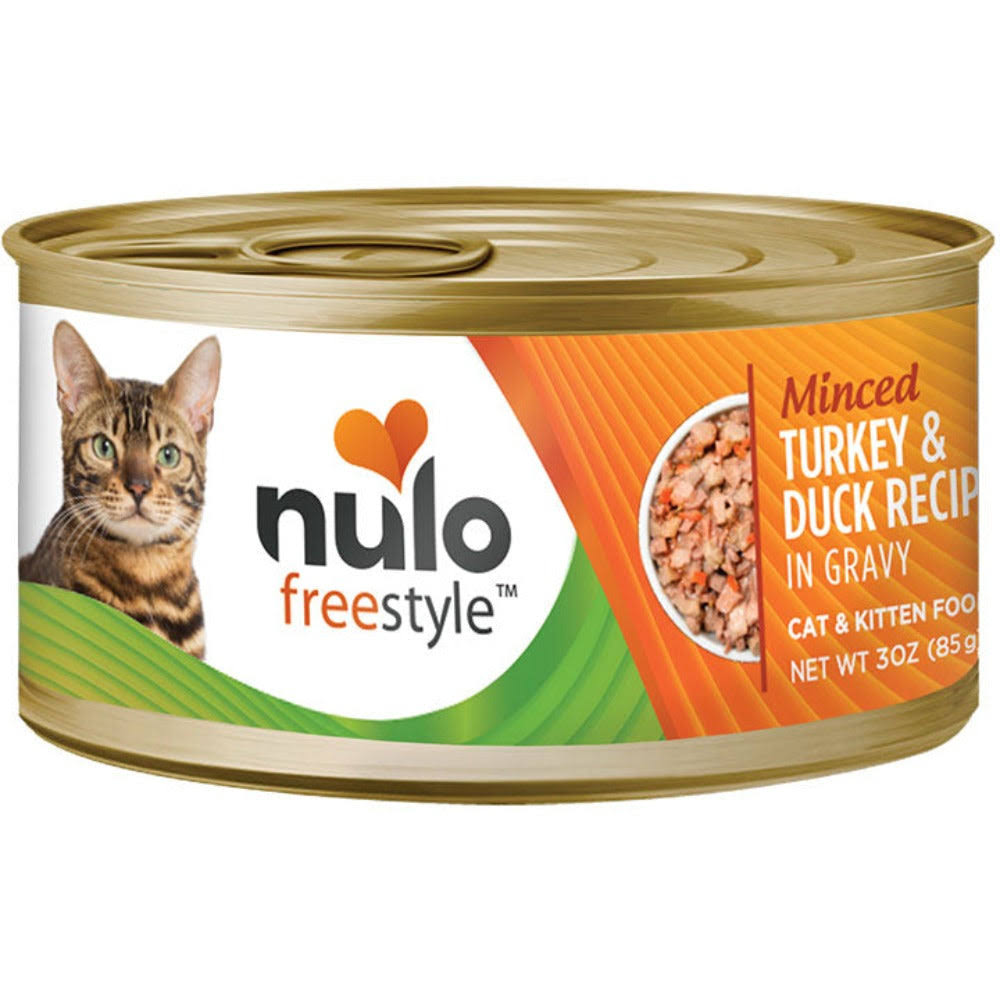 Nulo Freestyle Cat Food - Turkey & Duck - Minced - 3 oz