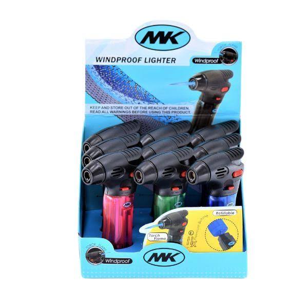 Mk Mini Windproof Torch 1ct (Various Colors) Black