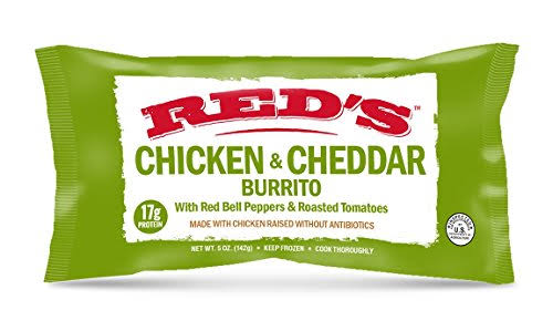 Red's Red's All Natural Chicken and Cheese Burrito, , 5 Ounce (Pack of