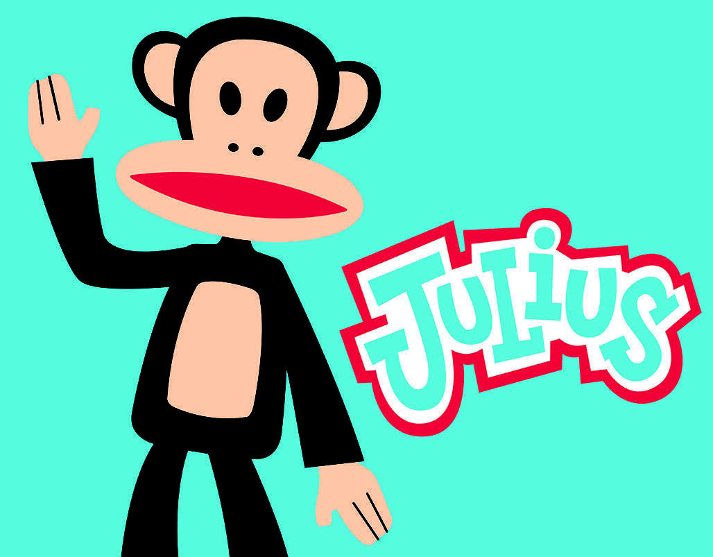 New Julius Hi Decorative Metal Tin Sign Made in The USA Monkey
