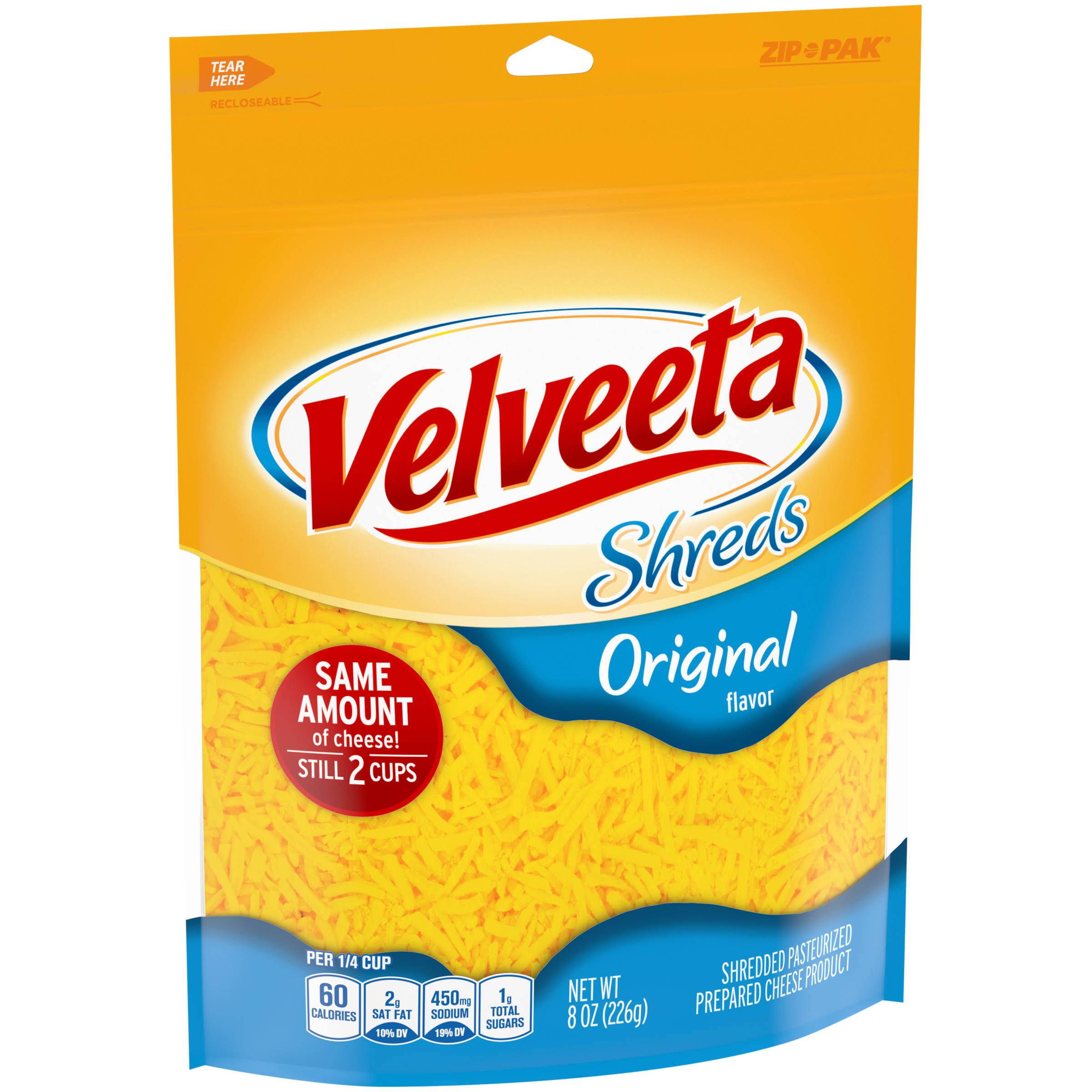 Velveeta Shreds Cheese - Original, 8oz