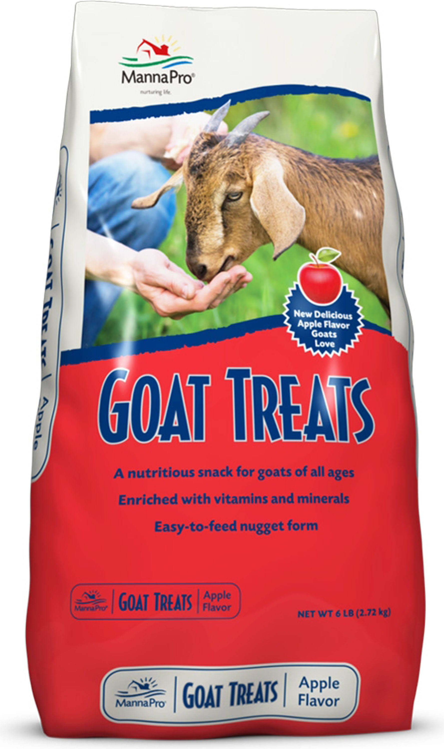 Manna Pro Goat Treats - Apple Flavor, 6lb