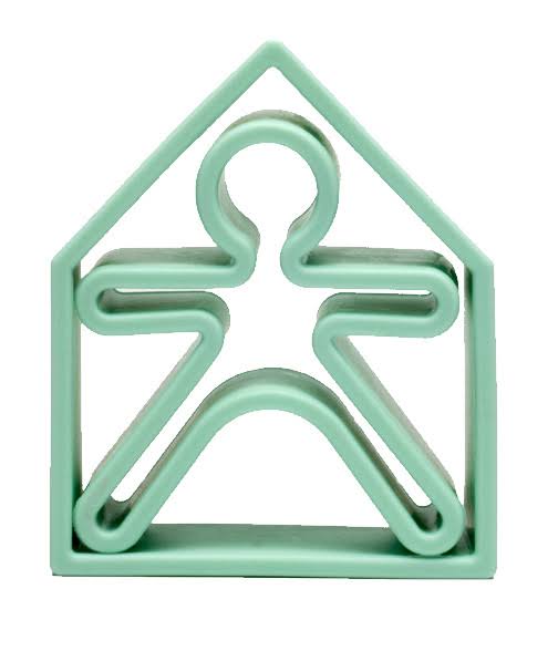 Dena Silicone Toy - 2 Piece Set Pastel Green
