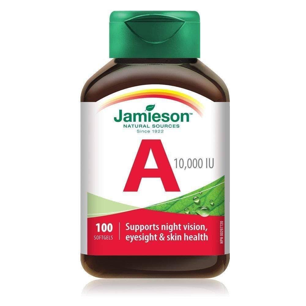 Jamieson Vitamin A 10000 IU 100 Softgels