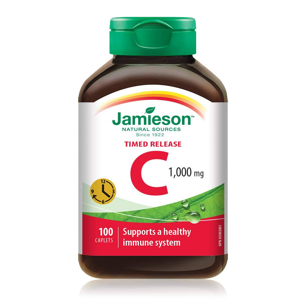 Jamieson Vitamin C Antioxidant Support Supplement - 1000mg, 100ct