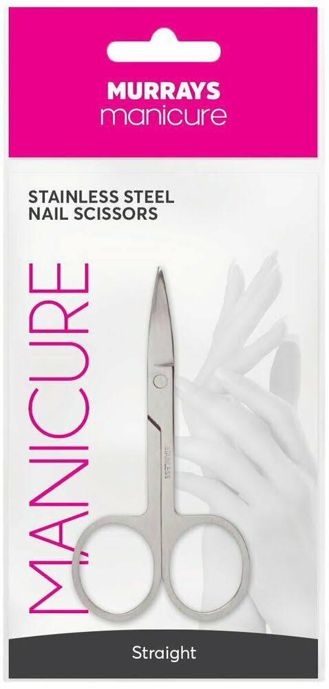 Murrays Manicure Stainless Steel Straight Nail Scissors