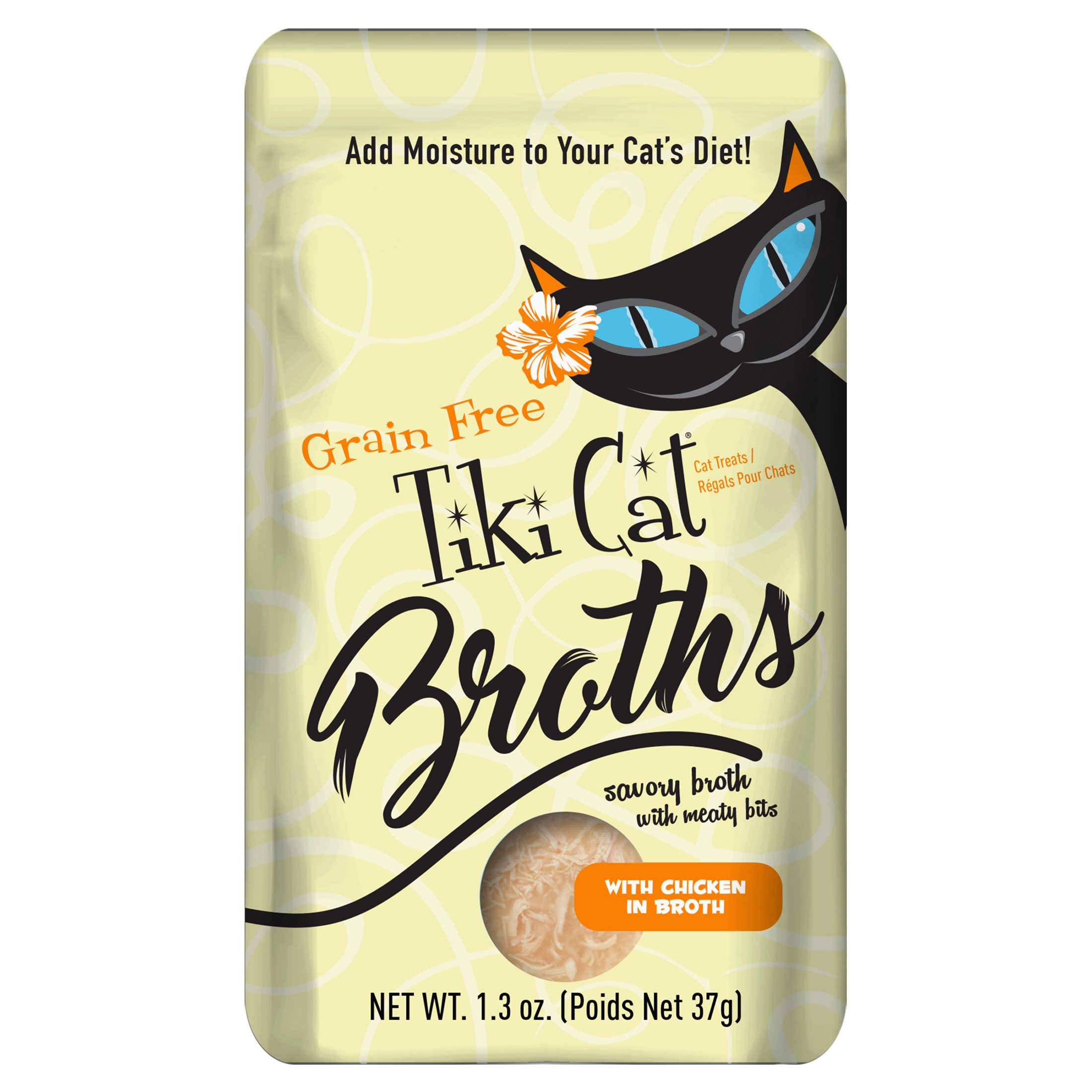 Tiki Cat Broths with Chicken