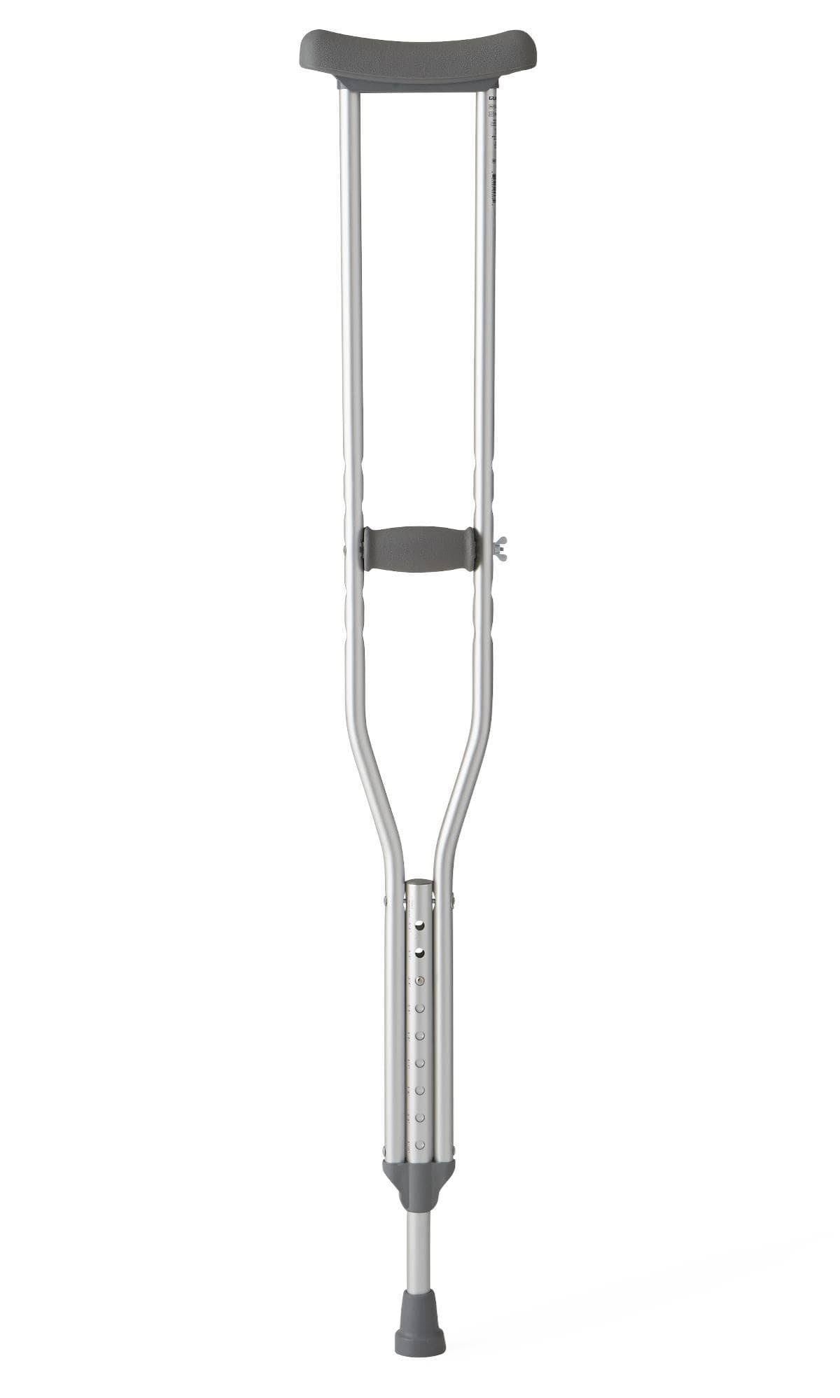 Medline Standard Crutches - Medium, Aluminum