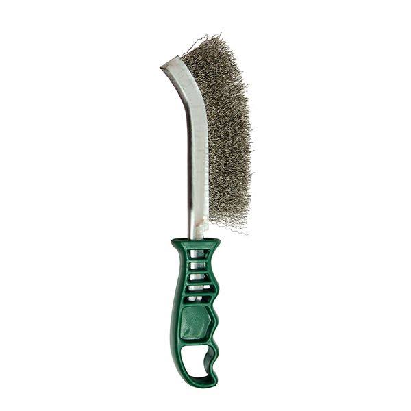 Jefferson Plastic Handle Stainless Steel Wire Brush JEFBRPSS04