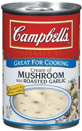 Campbell's Cream of Mushroom with Roasted Garlic Condensed Soup - 10.5oz