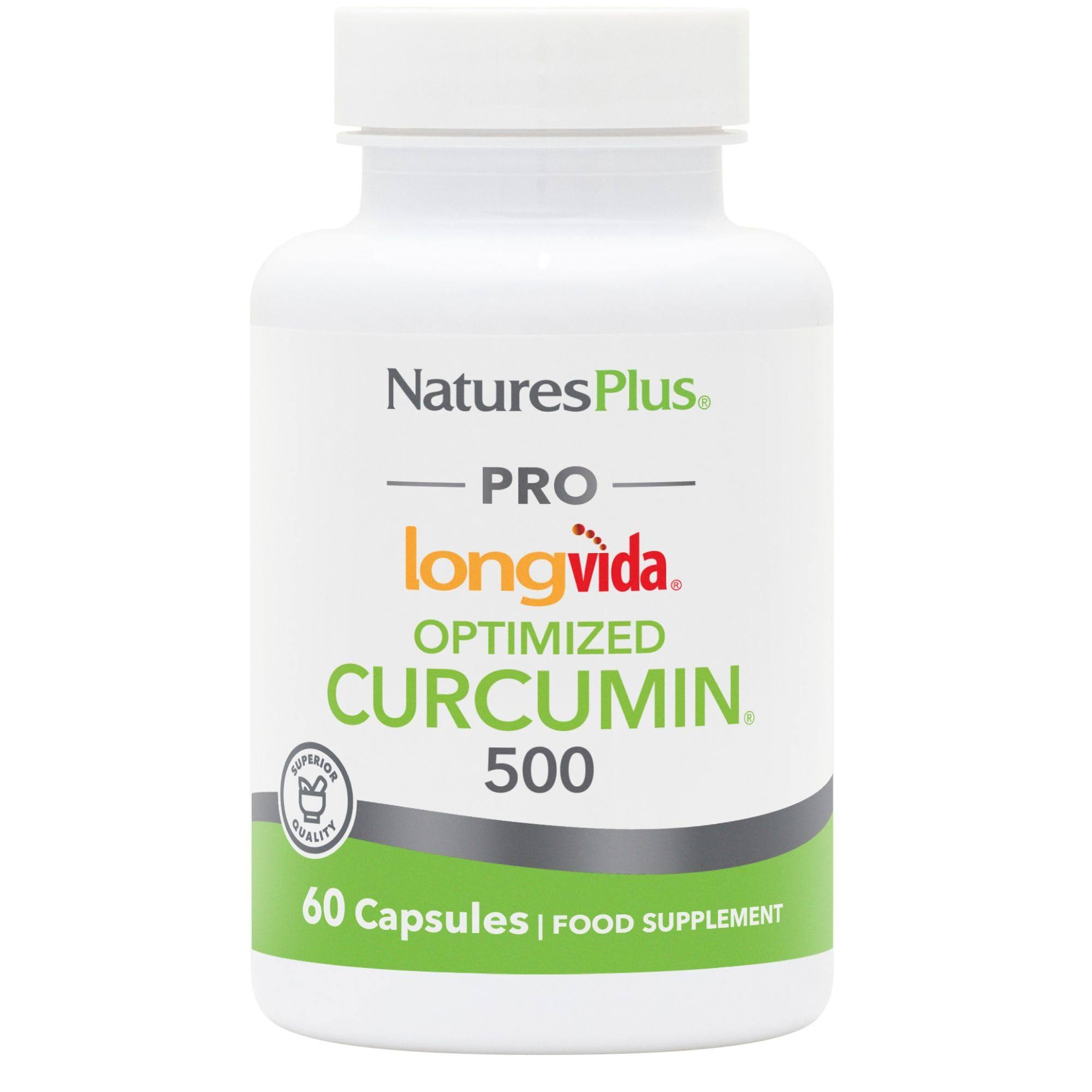 Nature's Plus PRO Curcumin Longvida 500mg Capsules 60