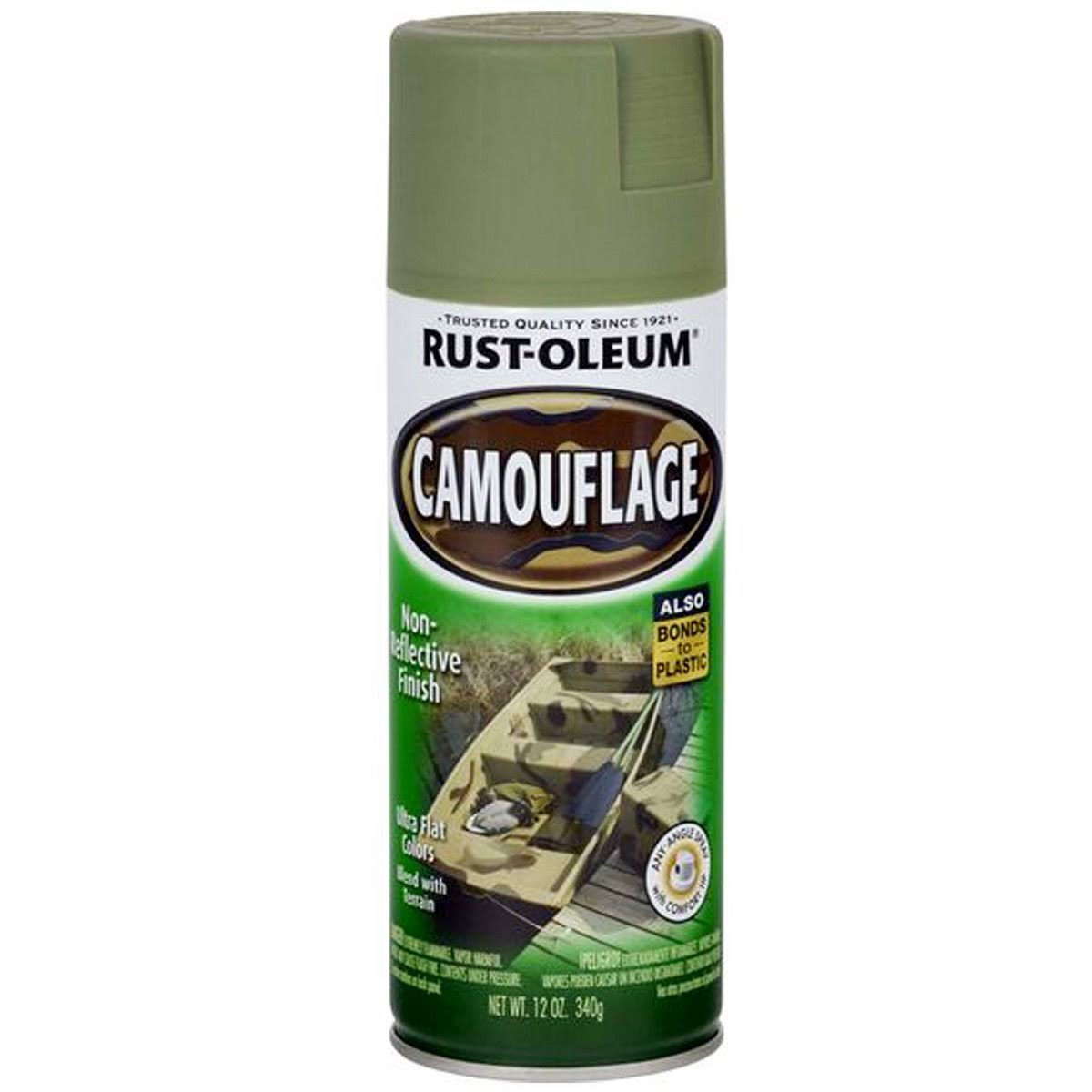 Rust-Oleum Camouflage Spray Paint - Army Green, 12oz