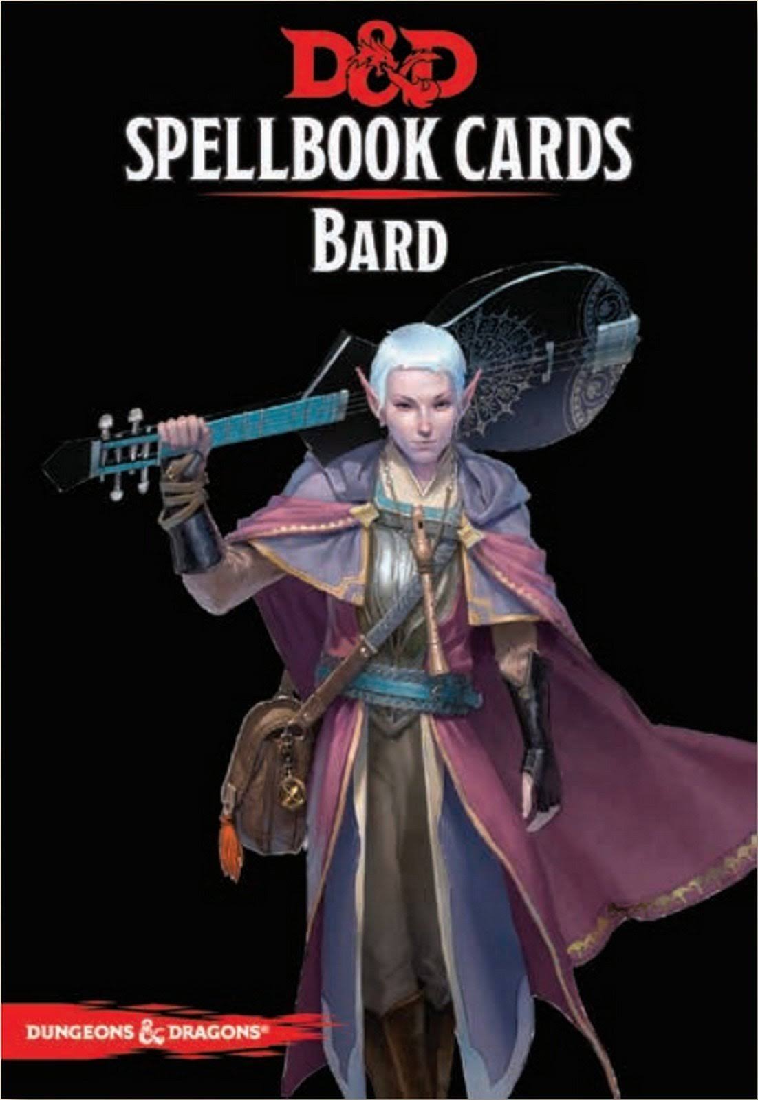 D and D Spellbook Cards Bard - Wizards Rpg