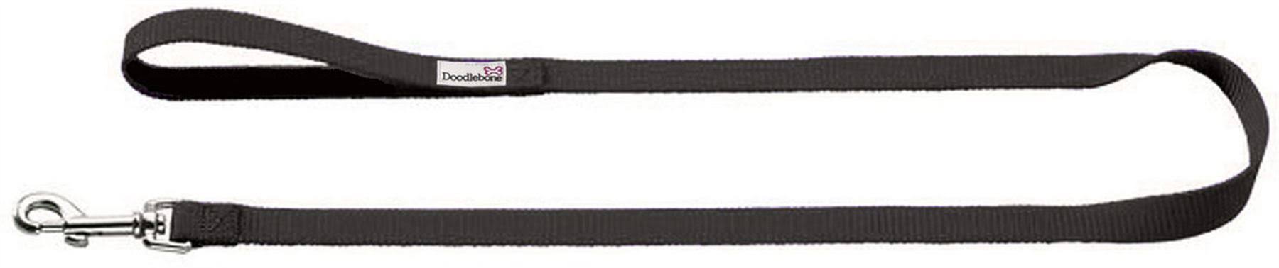 Doodlebone Bold Nylon Lead Black Medium 20mm X1.3m