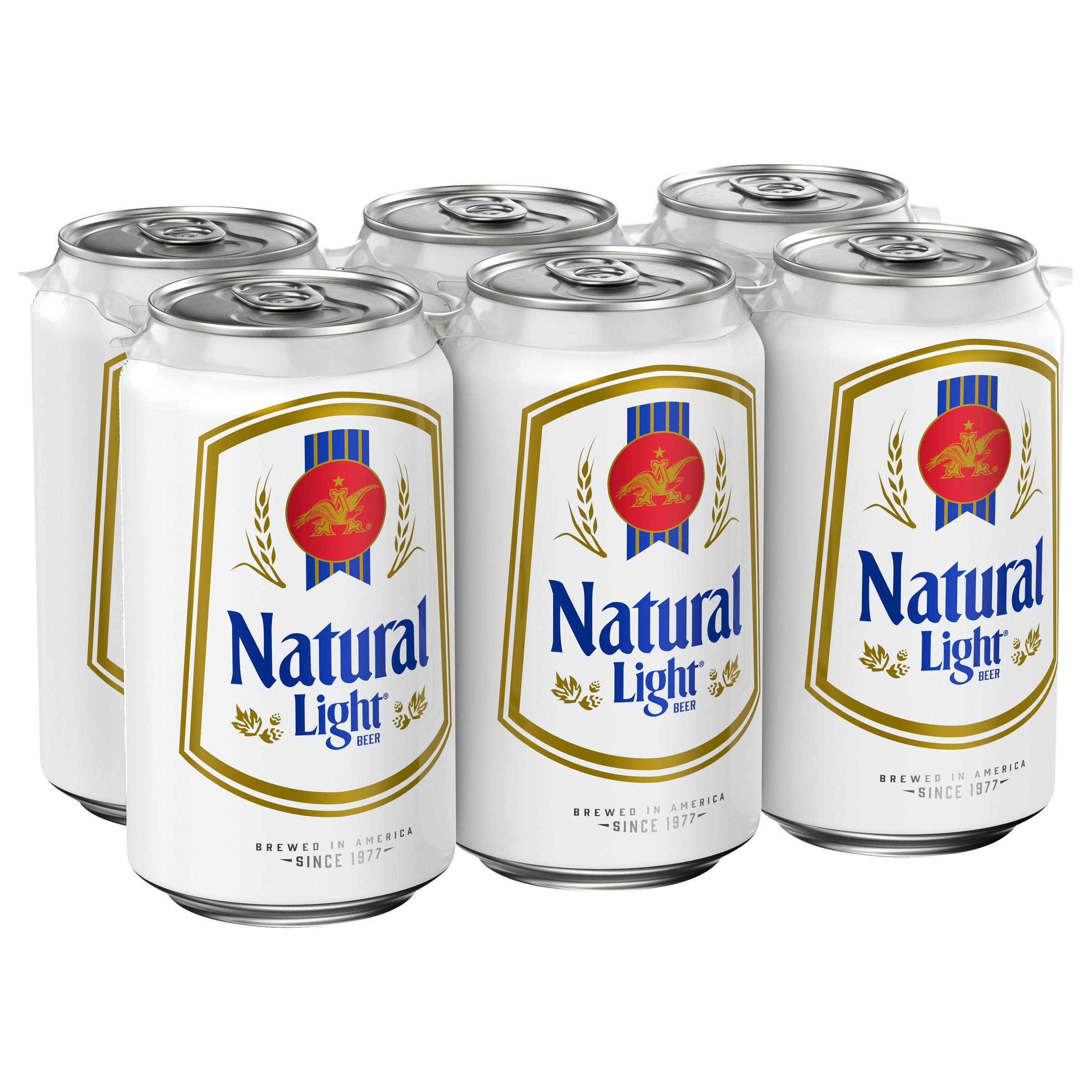 Natural Light Beer - x6