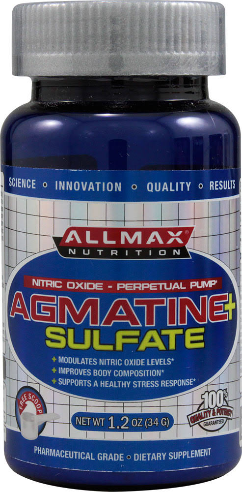 Allmax Nutrition Agmatine Sulfate Dietary Supplement - 1.2oz