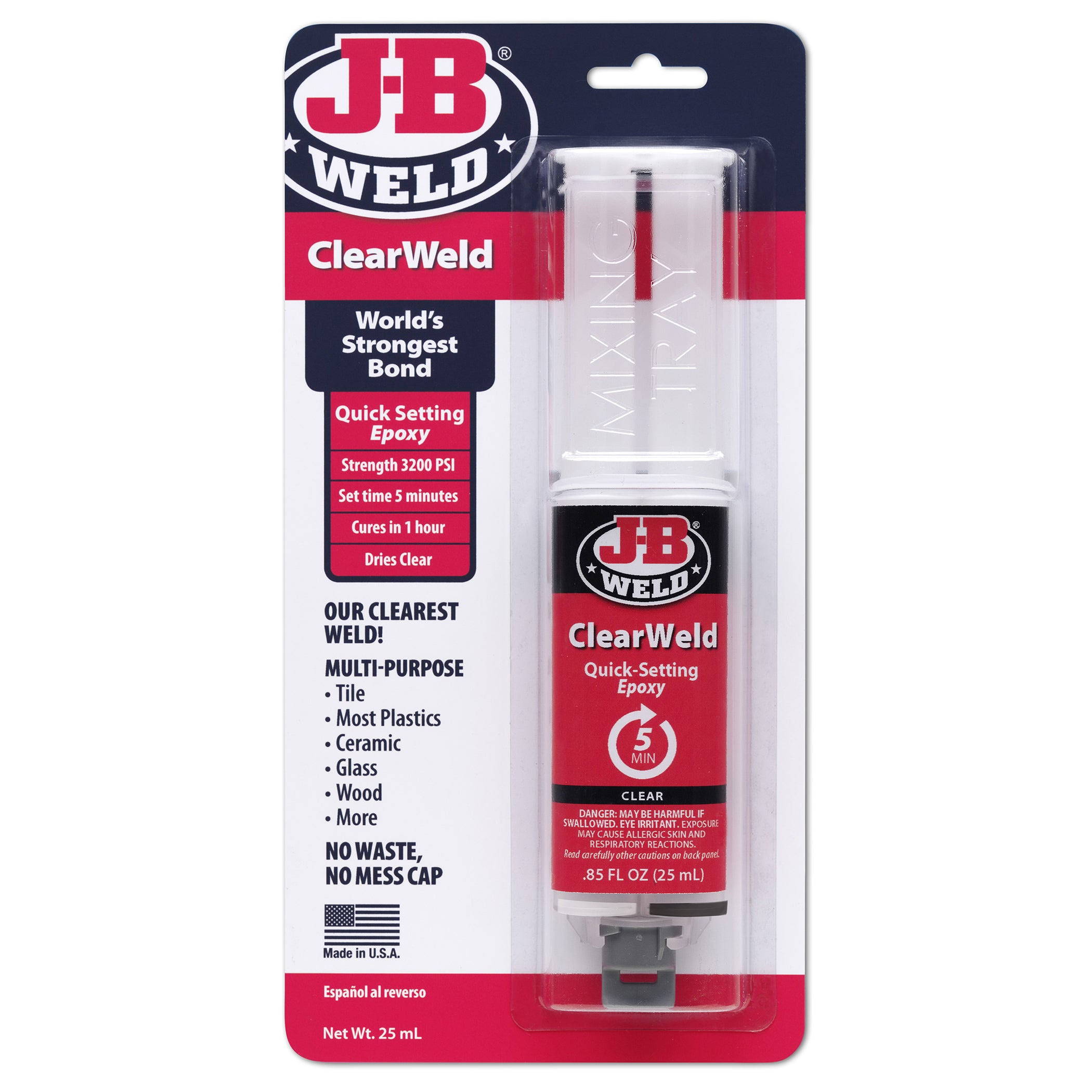 J-B Weld ClearWeld Epoxy - 25ml