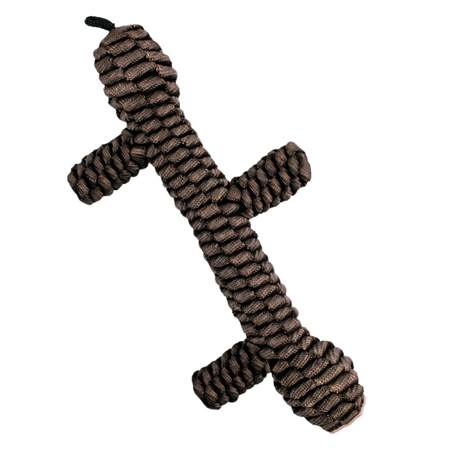 Tall Tails Braided Stick Dog Toy, Brown, 9-in