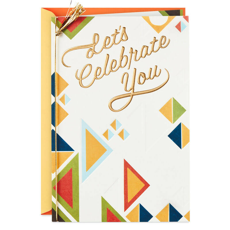 Hallmark Birthday Card, Let's Celebrate You Birthday Card