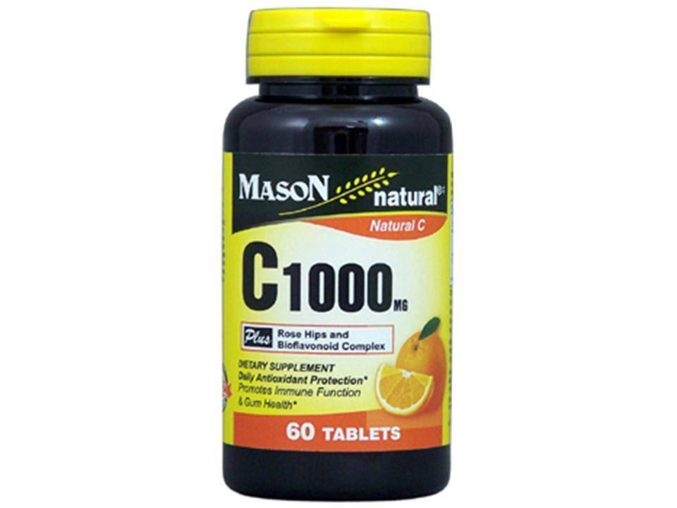 Mason Natural Vitamin C Supplement - 1000mg, 60ct