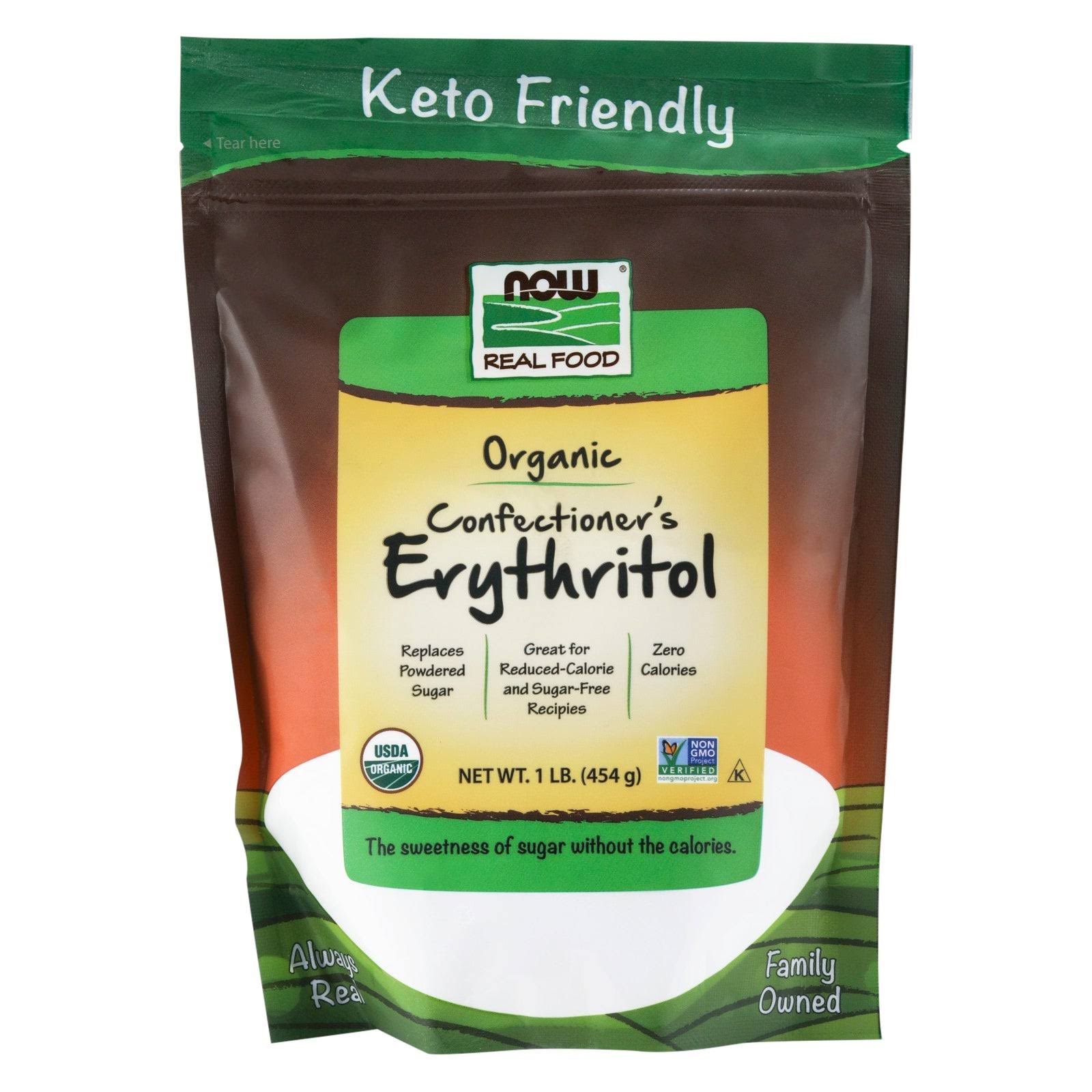 Now Foods Organic Confectioner's Erythritol - 1lb