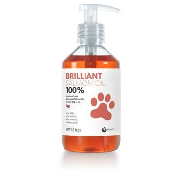 Brilliant Salmon Oil Supplement for Dogs and Cats - 10 oz