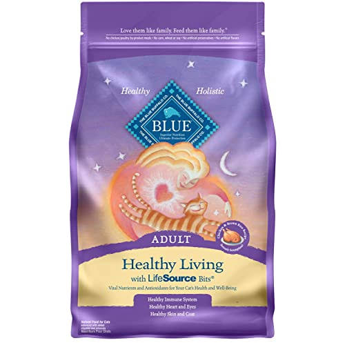 Blue Buffalo Adult Dry Cat Food - Chicken Formula, 3lbs