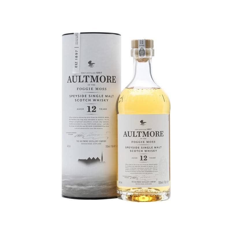 Aultmore 12 Year Old Single Malt Scotch Whisky (700ml)