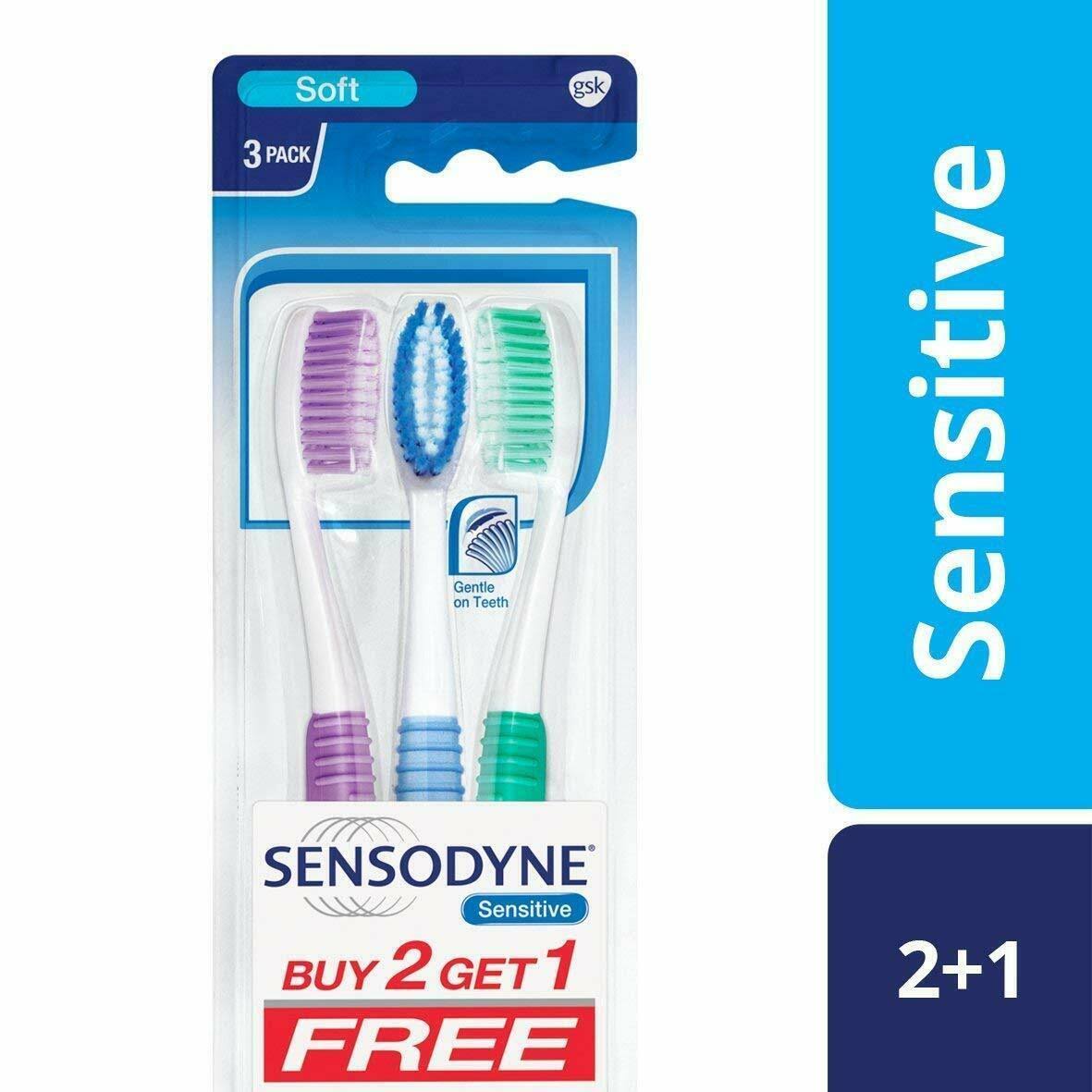 Sensodyne Sensitive Toothbrush (2+1 Pack)