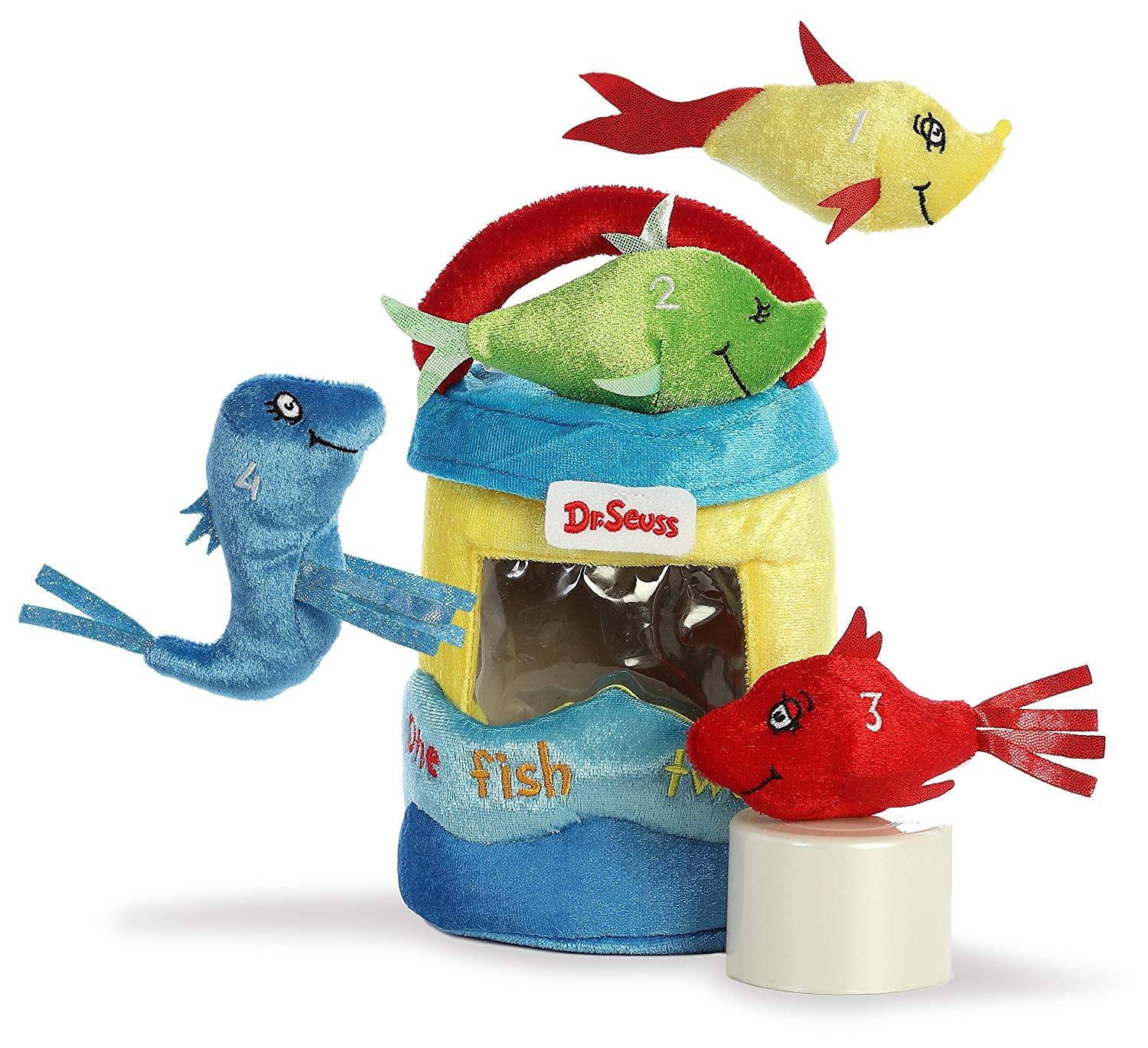 Aurora Dr Seuss Fish Plush Toy Set - Small
