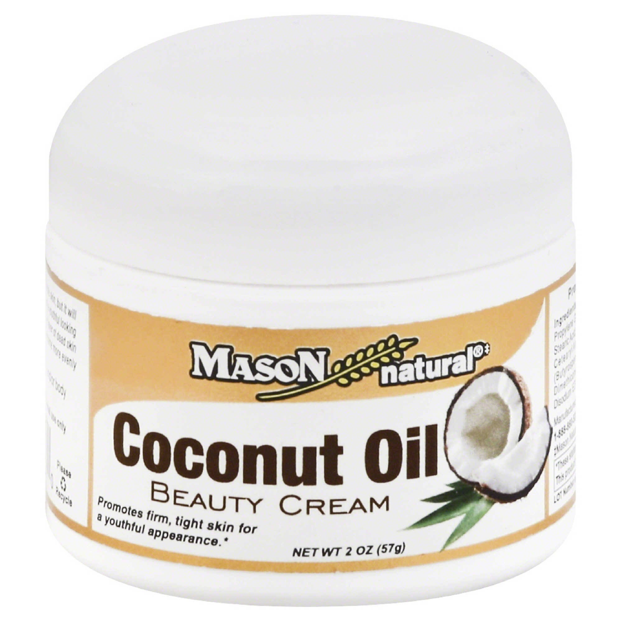 Mason Natural Coconut Oil Beauty Cream - 57g