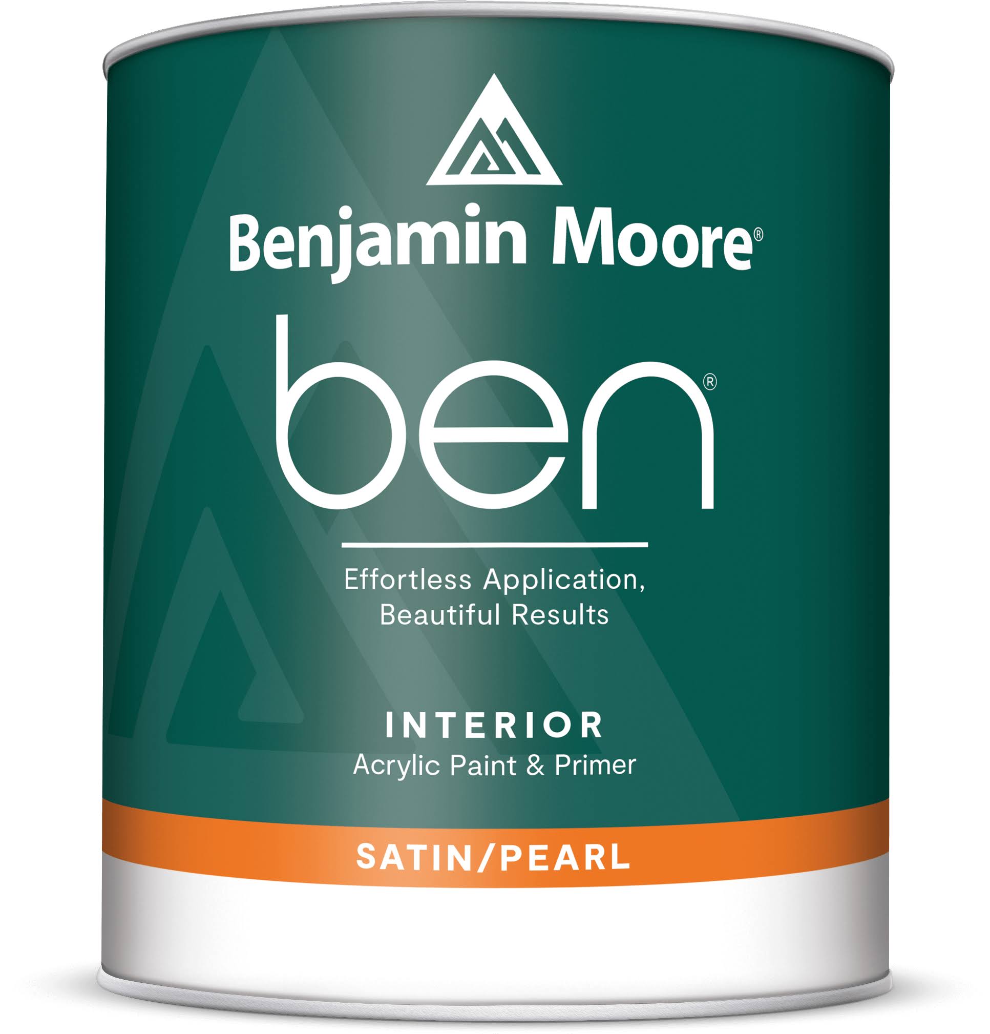 Benjamin Moore Ben Interior Paint Satin/Pearl 4X Base Quart