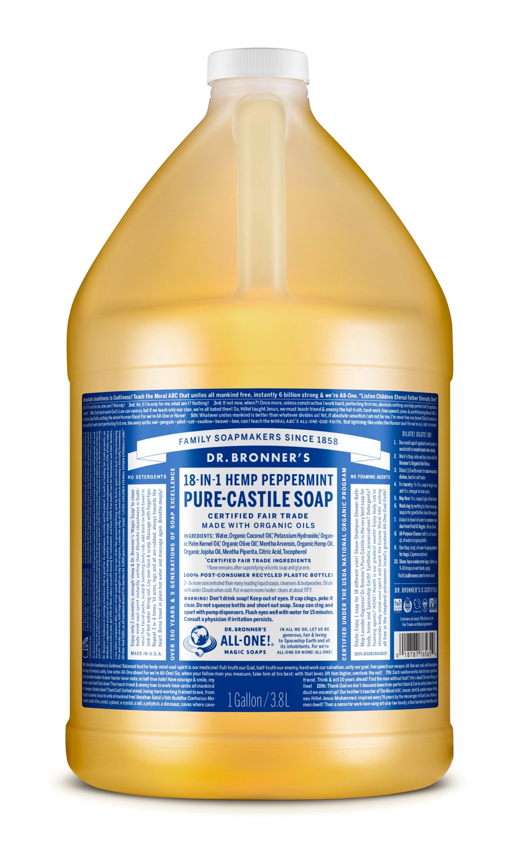 Dr Bronner S Pure Castile Liquid Soap Peppermint