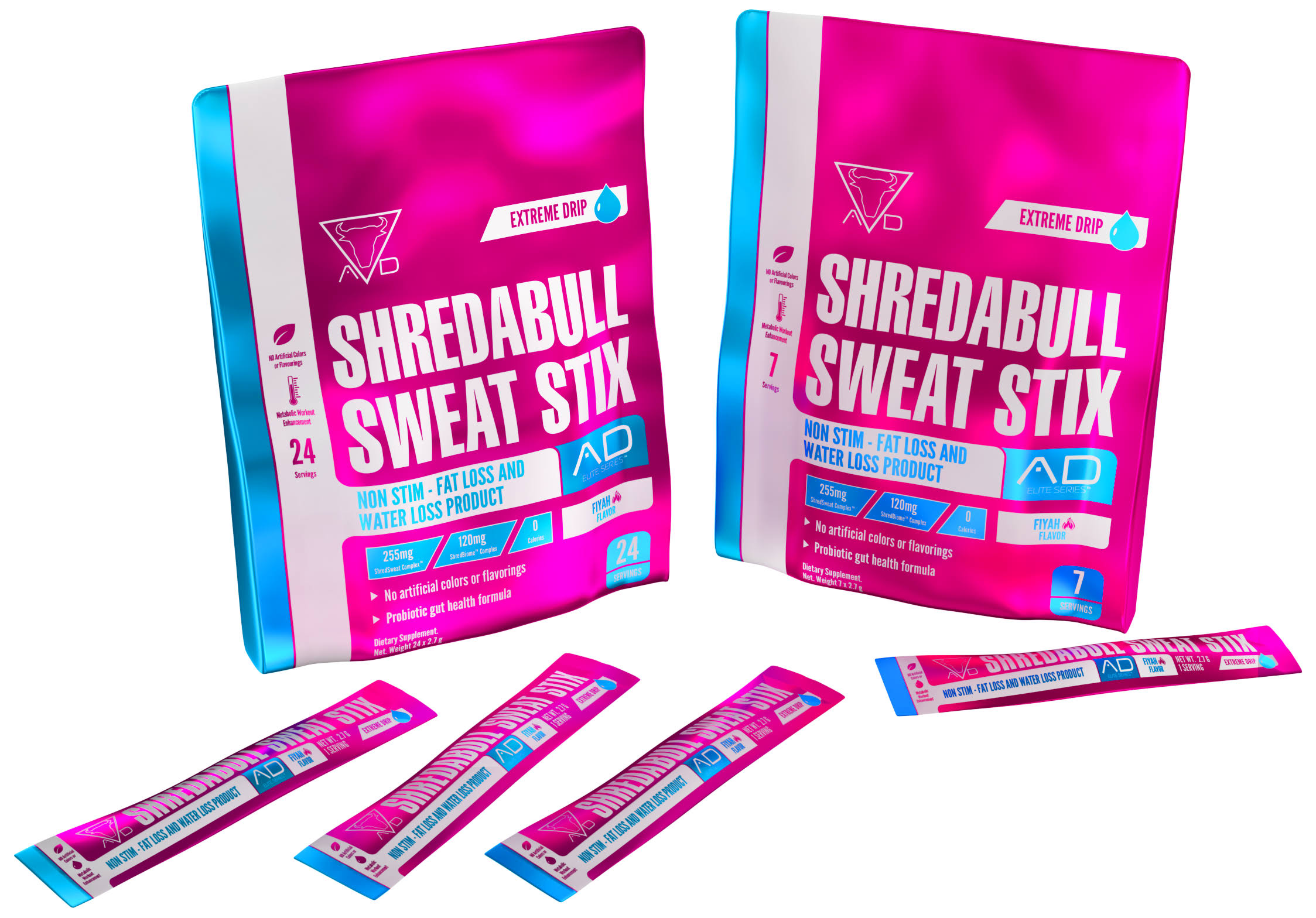 Anabolic Designs Shredabull Sweat Stix 24 Servings / FIYAH