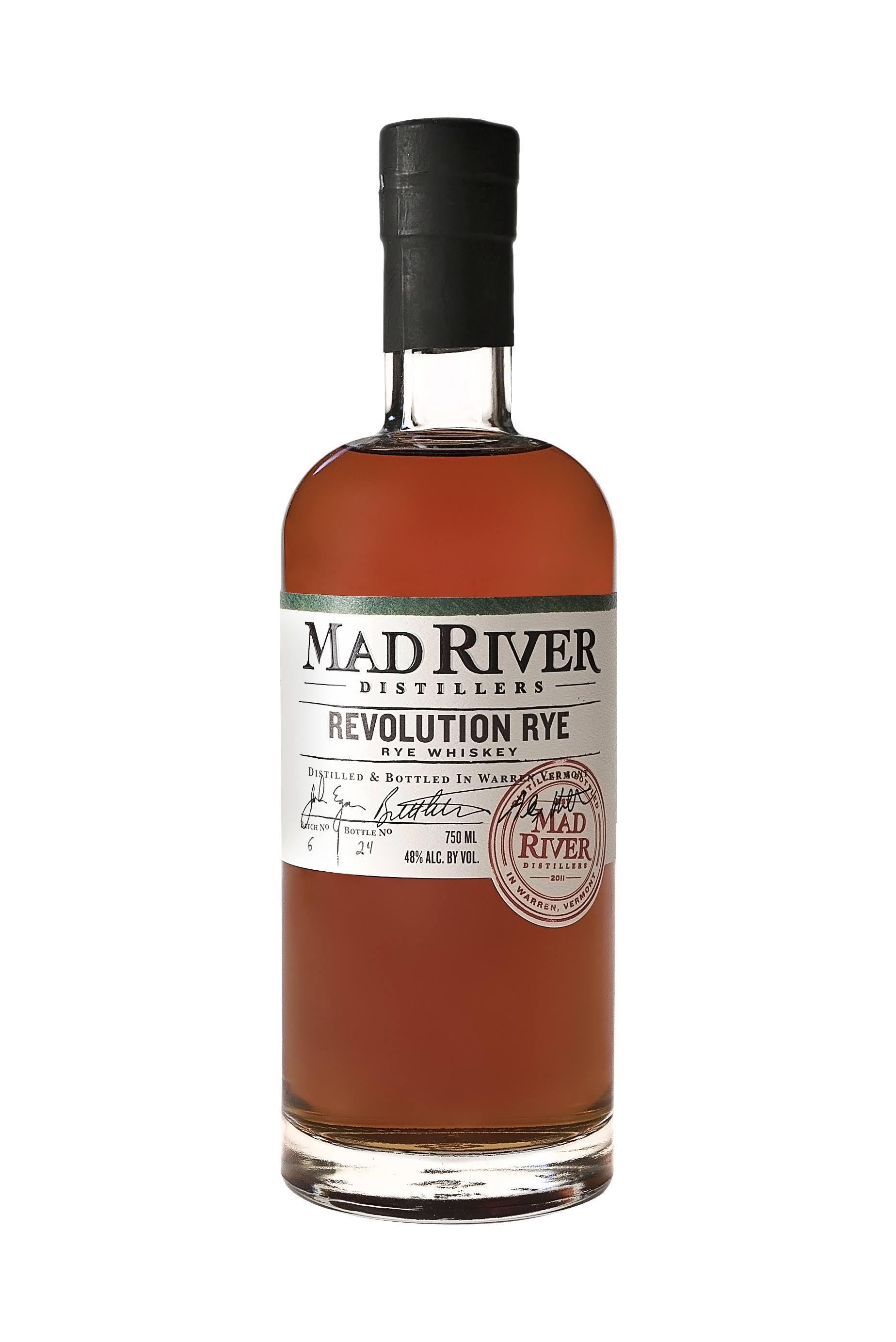 Mad River Revolution Rye Whiskey 750ml