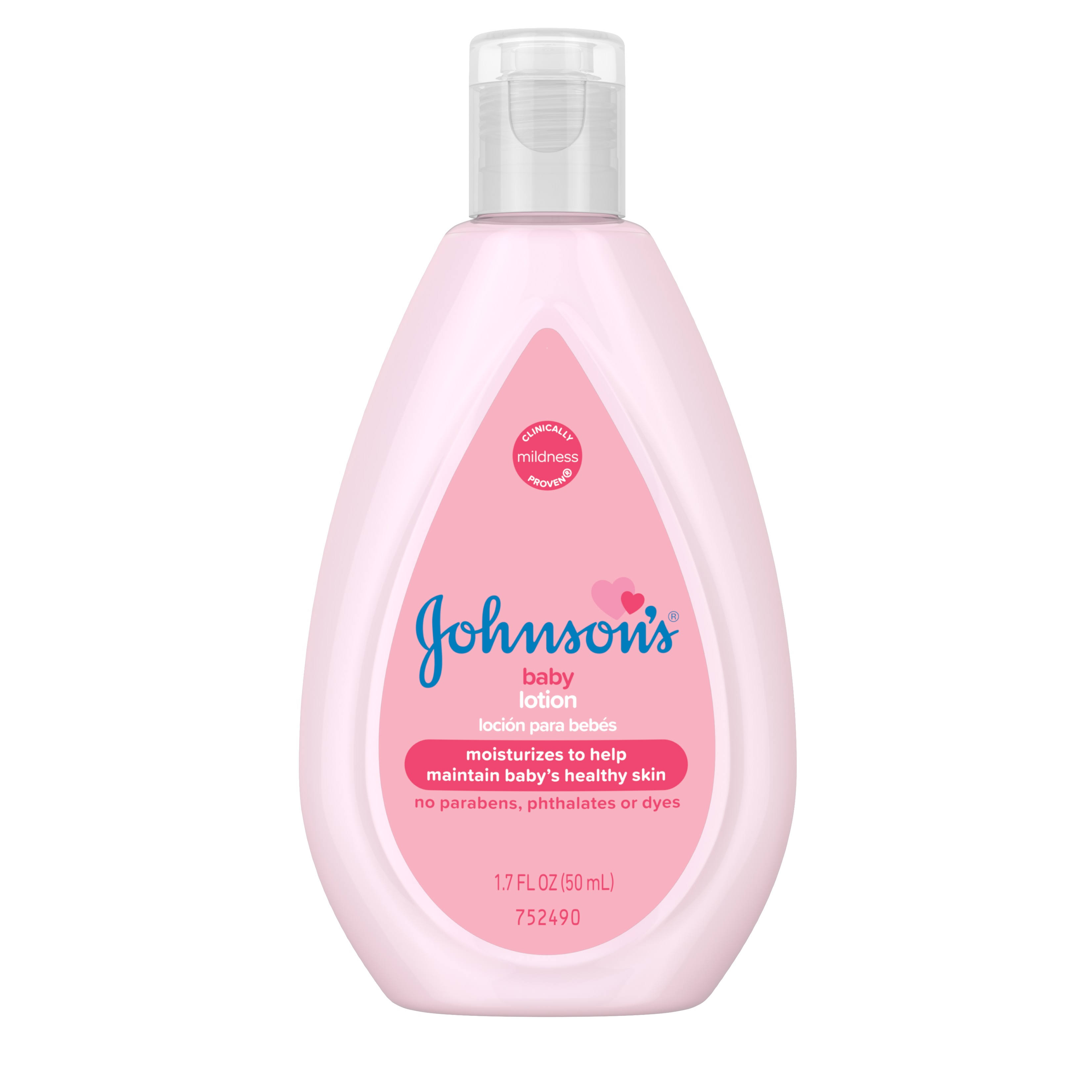 Johnson's Moisturizing Baby Lotion With Coconut Oil - 1.7 Oz
