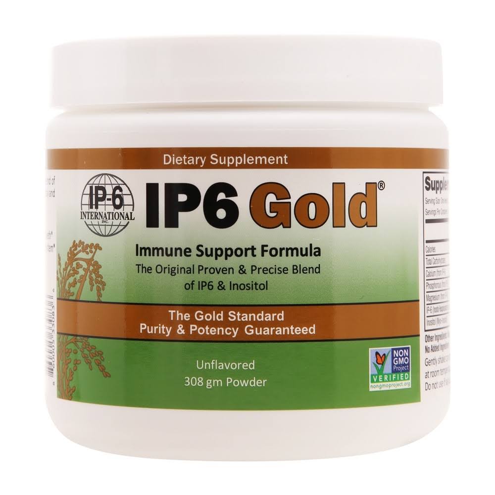IP-6 International, IP6 Gold, Immune Support Formula Powder, Unflavored, 308 g