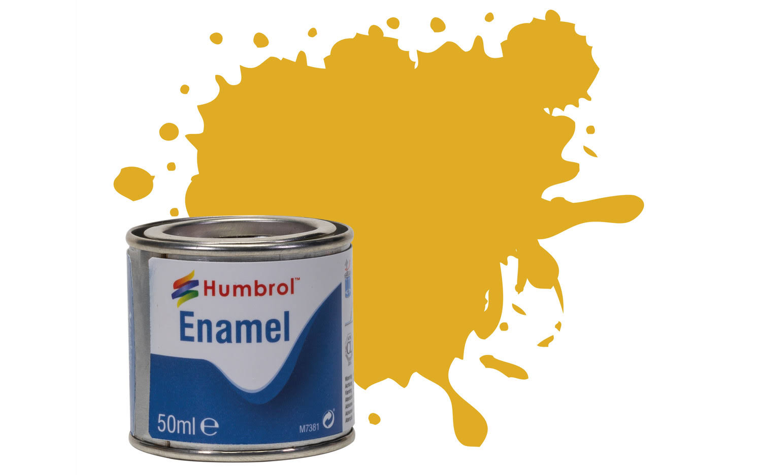 Humbrol - No 16 Gold Metallic Enamel Paint (50ml)