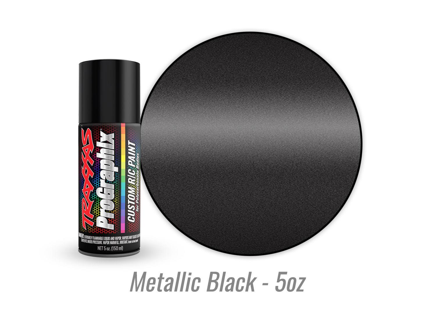 Traxxas 5075 - Body Paint, ProGraphix, Metallic Black (5oz)