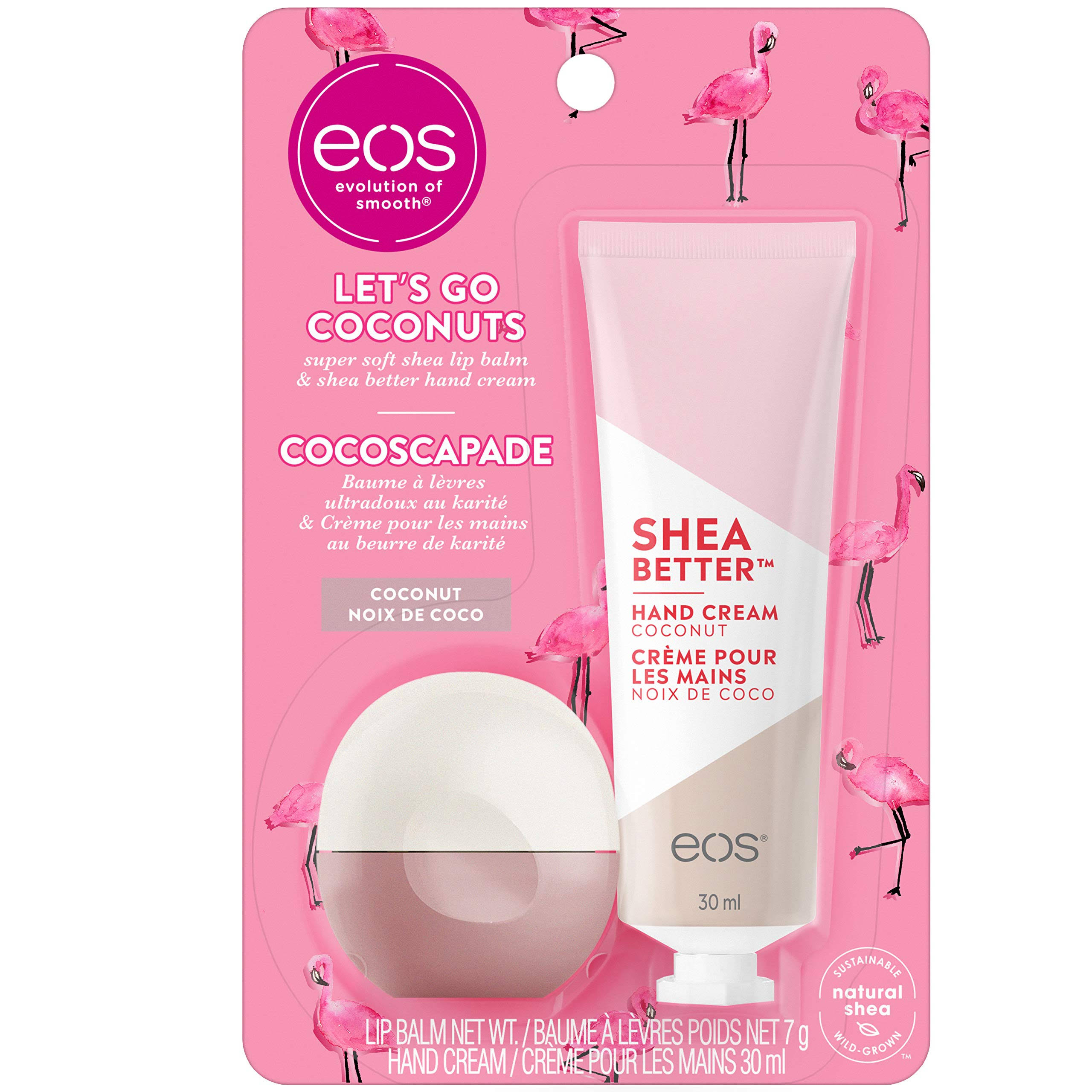 eos Super Soft Shea Lip Balm Sphere & Shea Better Hand Cream – Let’s Go Coconuts