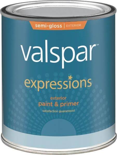 Valspar 17162 Expressions Exterior Latex Paint, Pastel Base, 1 Quart