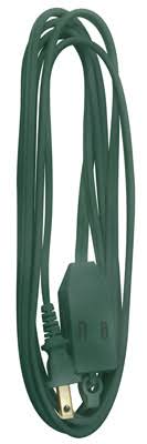 Master Electrician 12-Feet Vinyl Cube Tap Extension Cord - Green