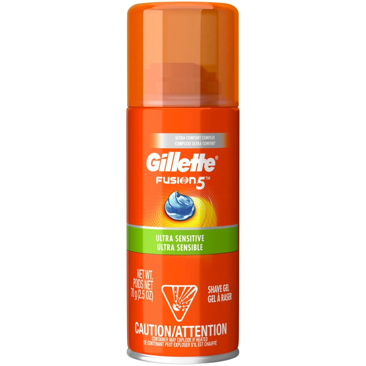 Gillette Men's Fusion Ultra Sensitive Hydra Gel - 7oz