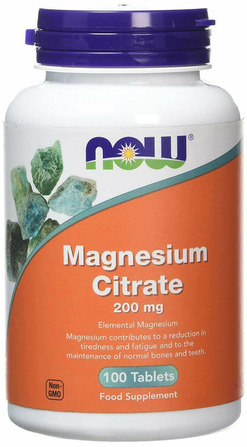 NOW Foods Magnesium Citrate - 100 Tablets