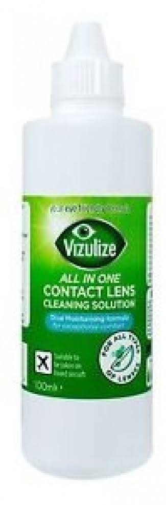 Vizulize All-in-One Contact Lens Solution, Travel Size, 100ml