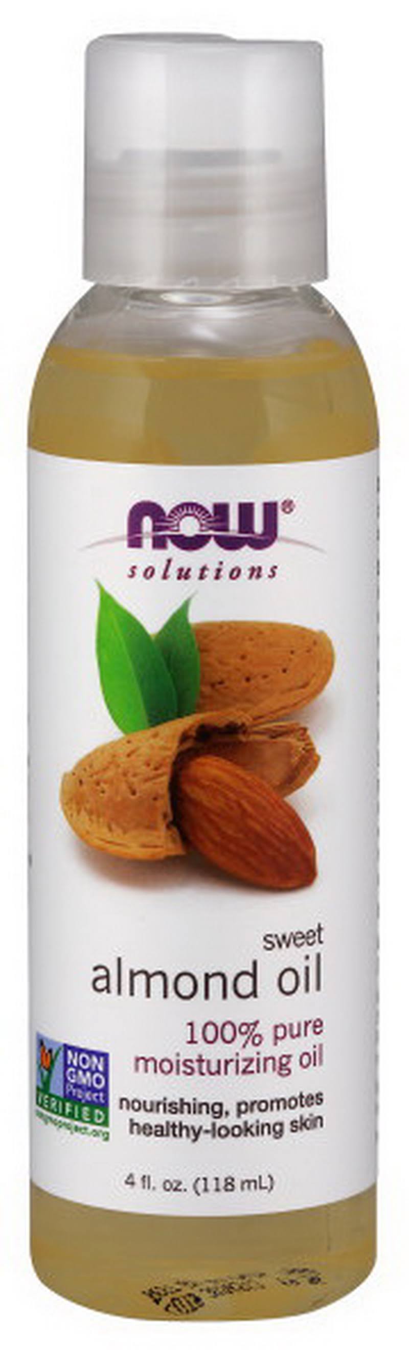 Now Foods Sweet almond Oil - 4 fl oz